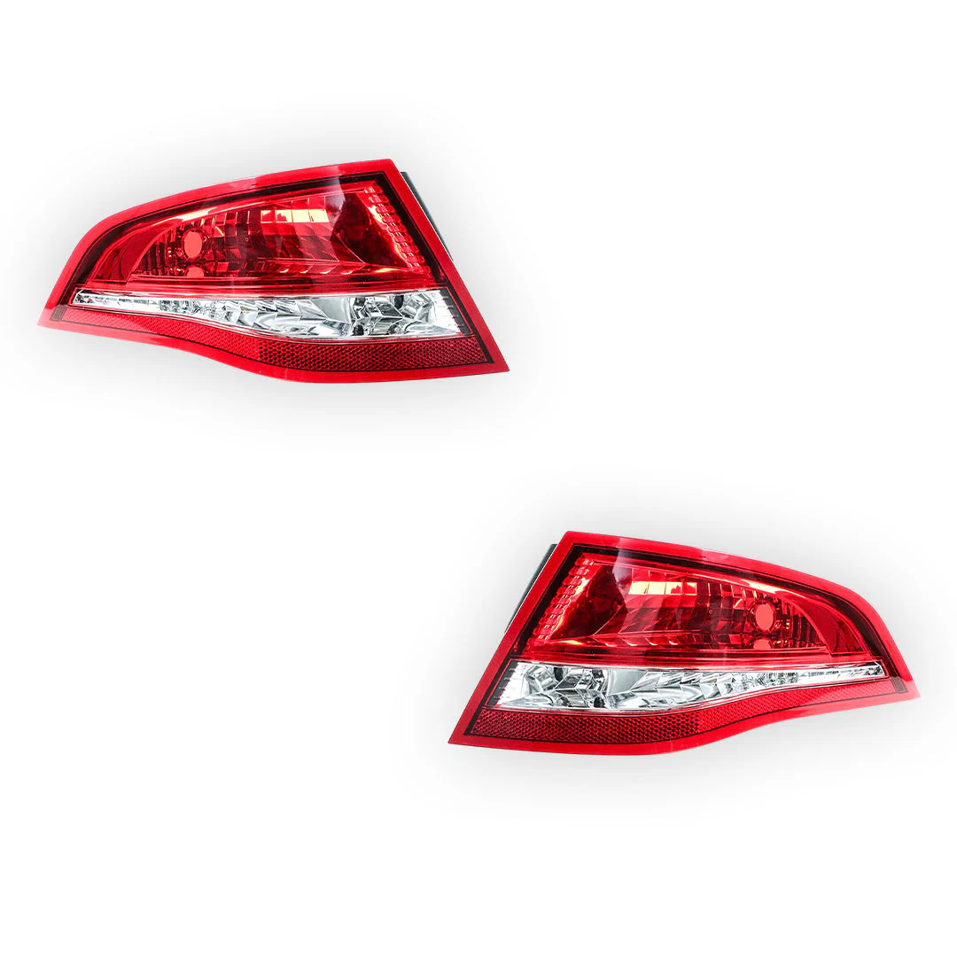 Ford Falcon FG Sedan G6 (2008 - 2014) Tinted Edge OEM Style Tail Lights LH + RH - Image 2