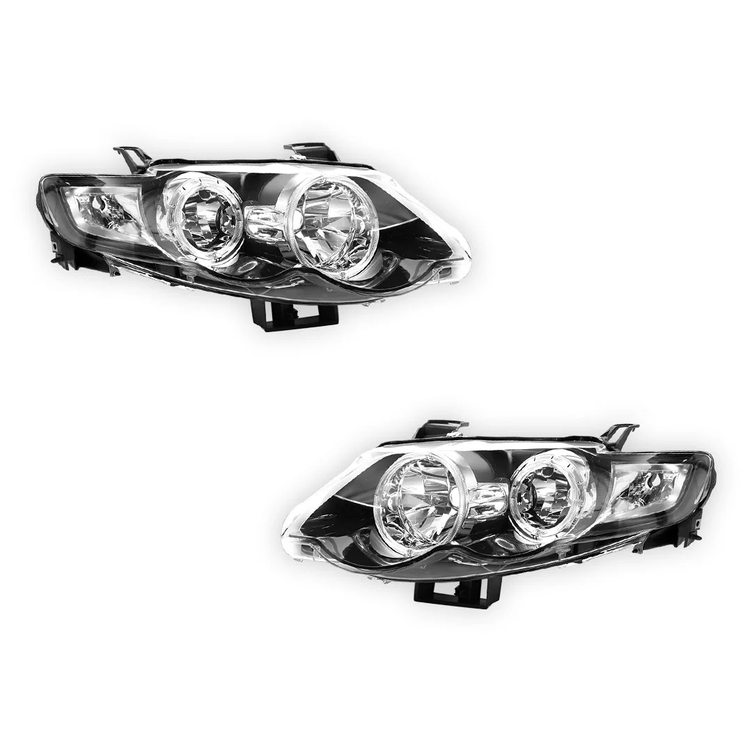 Ford Falcon FG Series 1 (2008 - 2011) Aftermarket Headlights LH + RH - Image 2