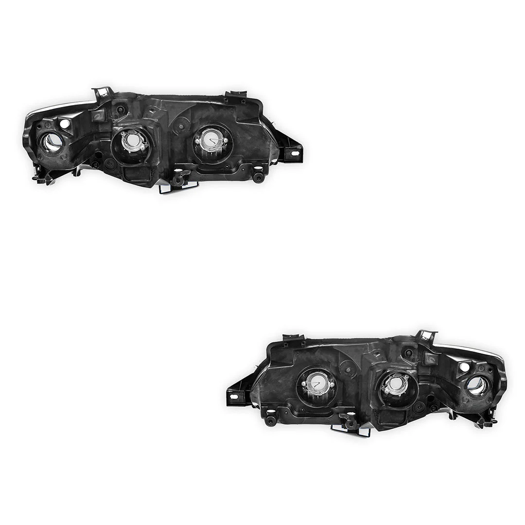 Ford Falcon FG Series 1 (2008 - 2011) Chrome OEM Style Headlights LH + RH - Image 3