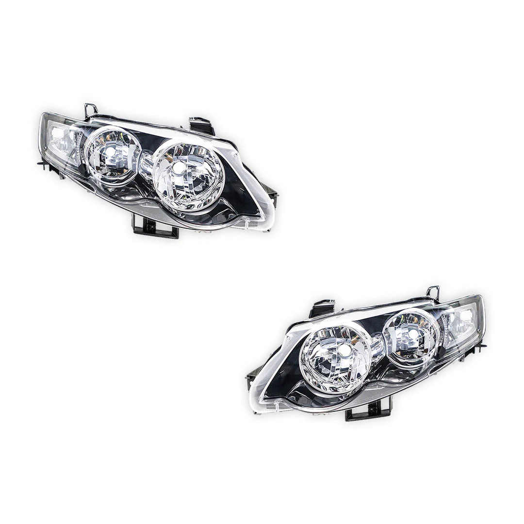 Ford Falcon FG Series 1 (2008 - 2011) OEM Style Headlights LH + RH - Image 2