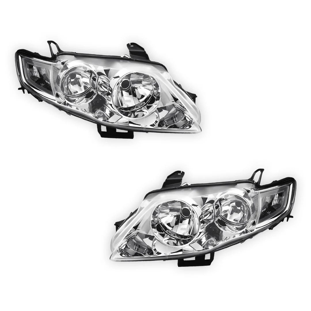 Ford Falcon FG Series 1 (2008 - 2011) OEM Style Headlights LH + RH - Image 2