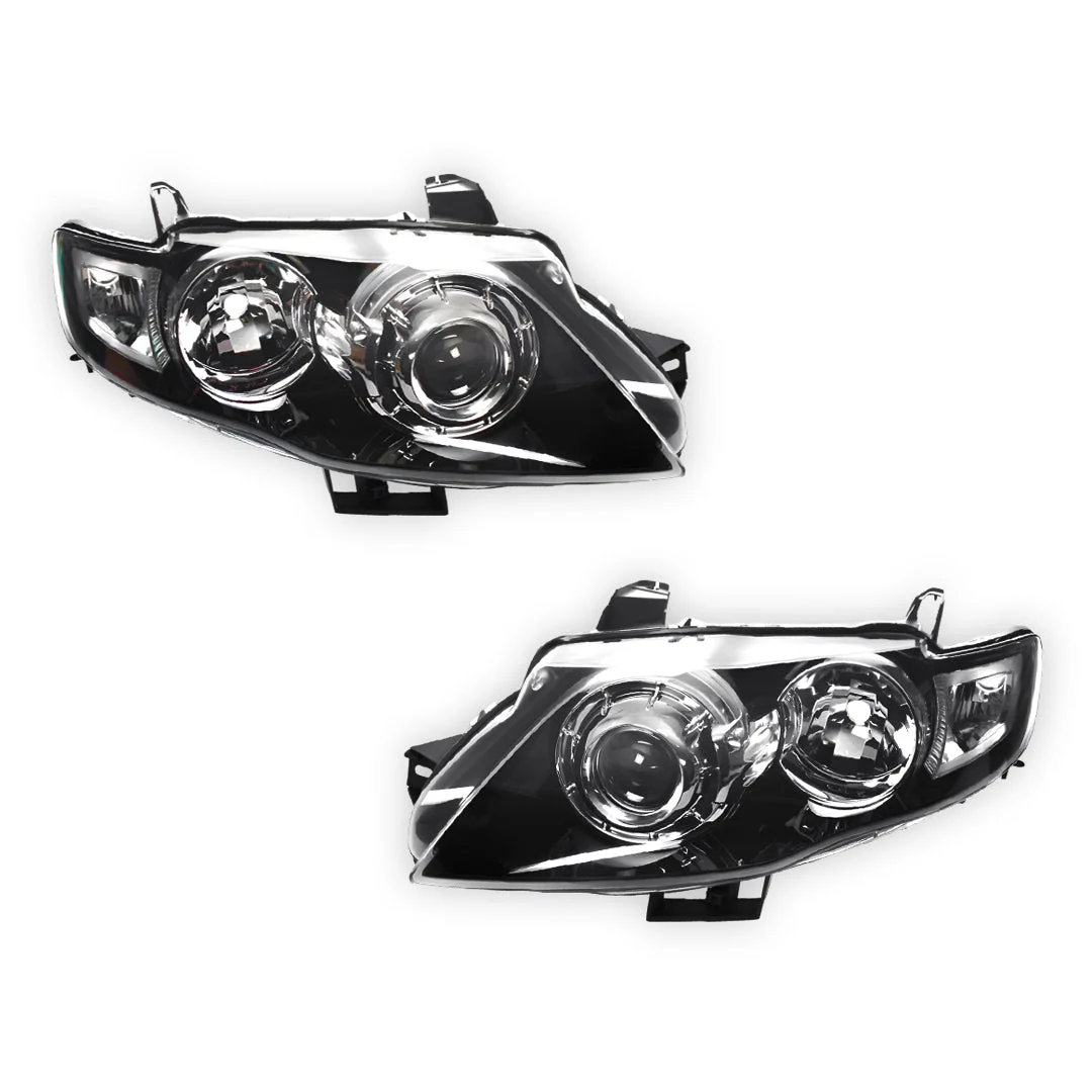 Ford Falcon FG Series 2 (2011 - 2014) OEM Style Headlights LH + RH - Image 2