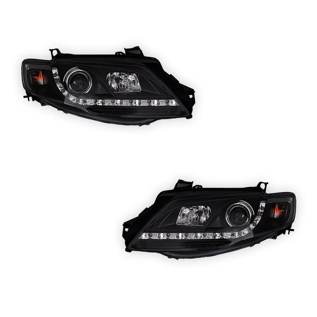 Ford Falcon FG Series 2 G6 (2011 - 2014) LED DRL Projector Headlights LH + RH - Image 5
