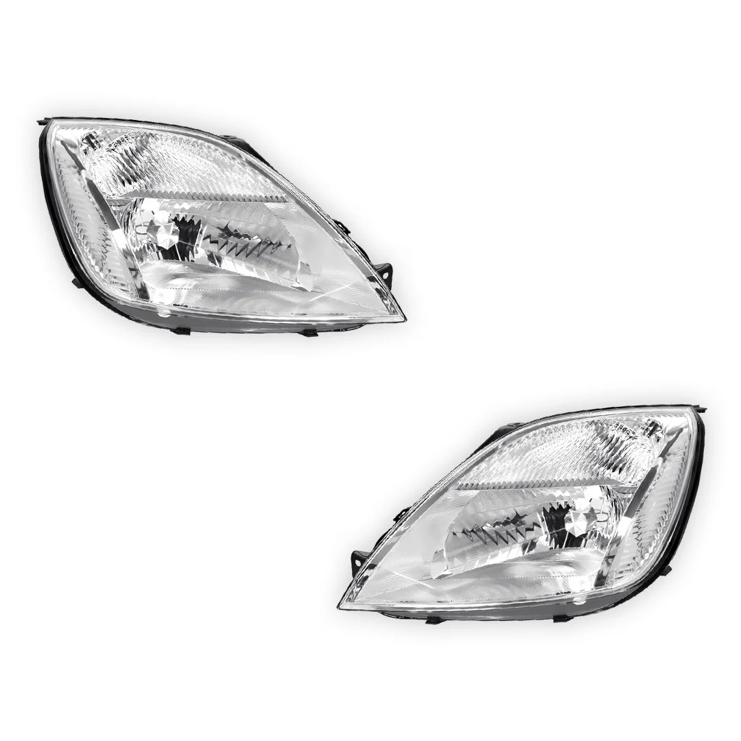 Ford Fiesta WP (2003 - 2005) OEM Style Headlights LH + RH - Image 2