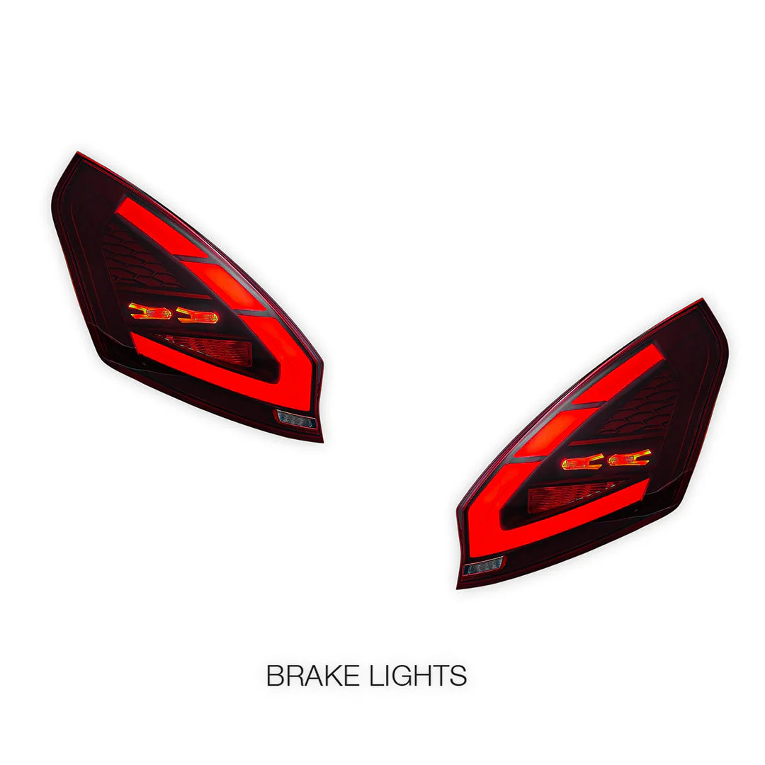 Ford Fiesta WS / WT / WZ (2008 - 2019) Sequential Red Full LED Tail Lights LH + RH - Image 3