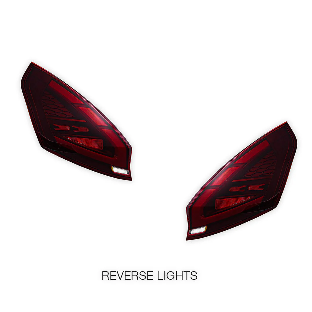 Ford Fiesta WS / WT / WZ (2008 - 2019) Sequential Red Full LED Tail Lights LH + RH - Image 5