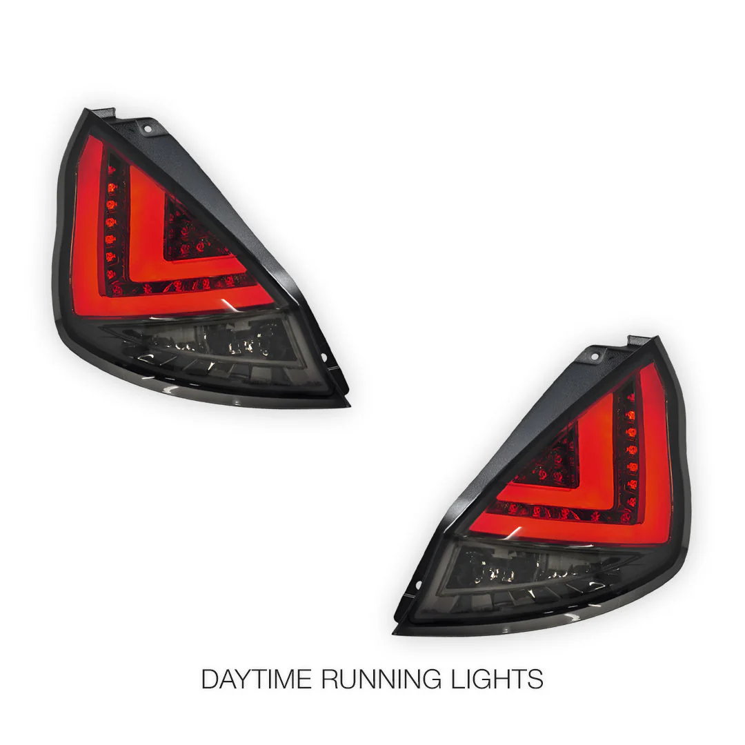 Ford Fiesta WT (2009 - 2014) 3D LED Stripe Tail Lights LH + RH - Image 2