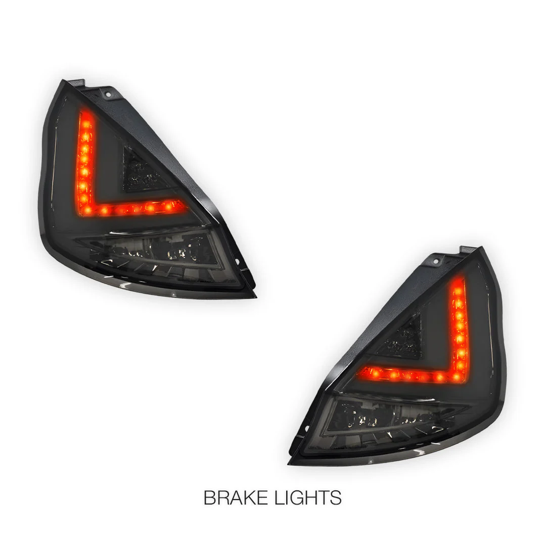 Ford Fiesta WT (2009 - 2014) 3D LED Stripe Tail Lights LH + RH - Image 3