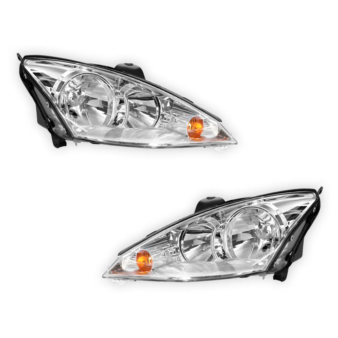 Ford Focus LR (2002 - 2005) OEM Style Headlights LH + RH - Image 2