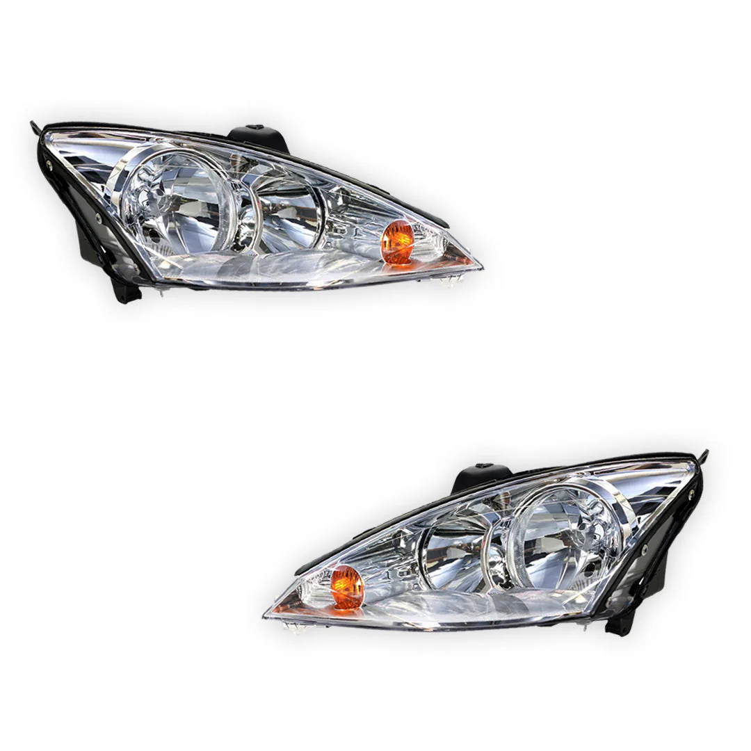 Ford Focus LR (2002 - 2005) OEM Style Headlights LH + RH - Image 2