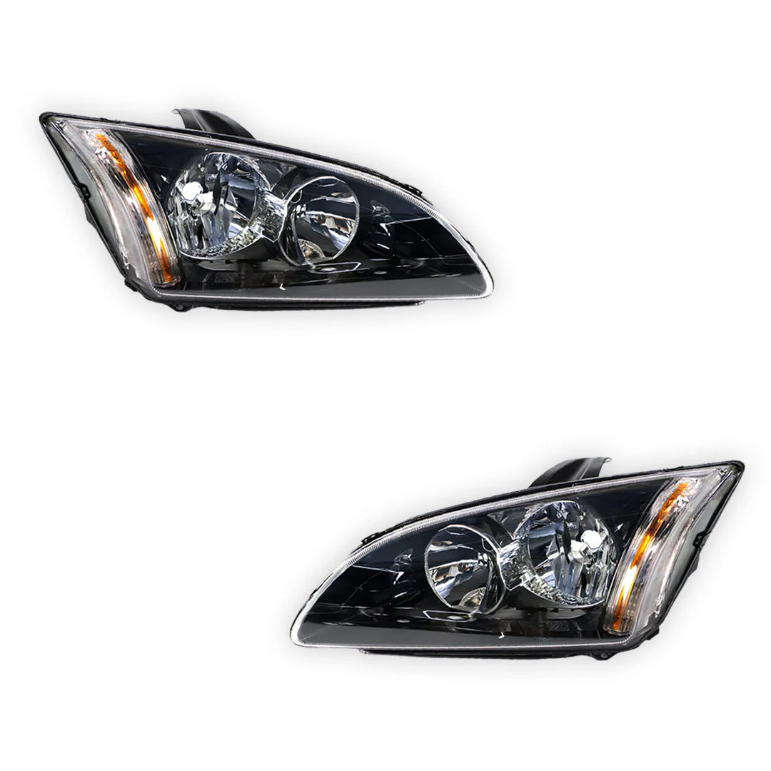 Ford Focus LS / LT (2005 - 2007) OEM Style Headlights LH + RH - Image 2