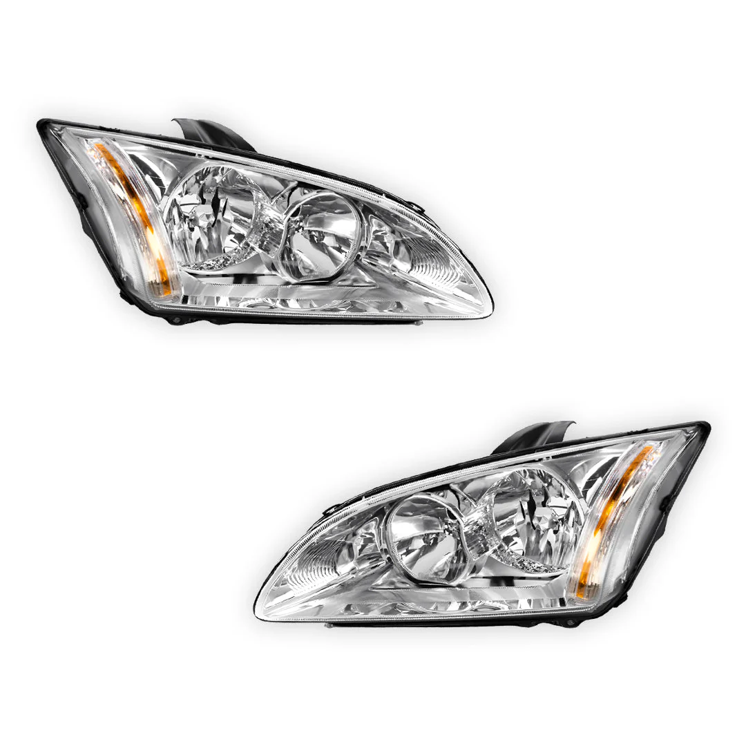 Ford Focus LS / LT (2007 - 2009) OEM Style Headlights LH + RH - Image 2