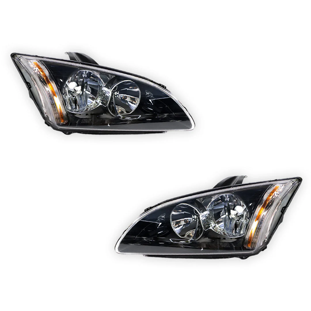Ford Focus LS / LT (2007 - 2009) OEM Style Headlights LH + RH - Image 2