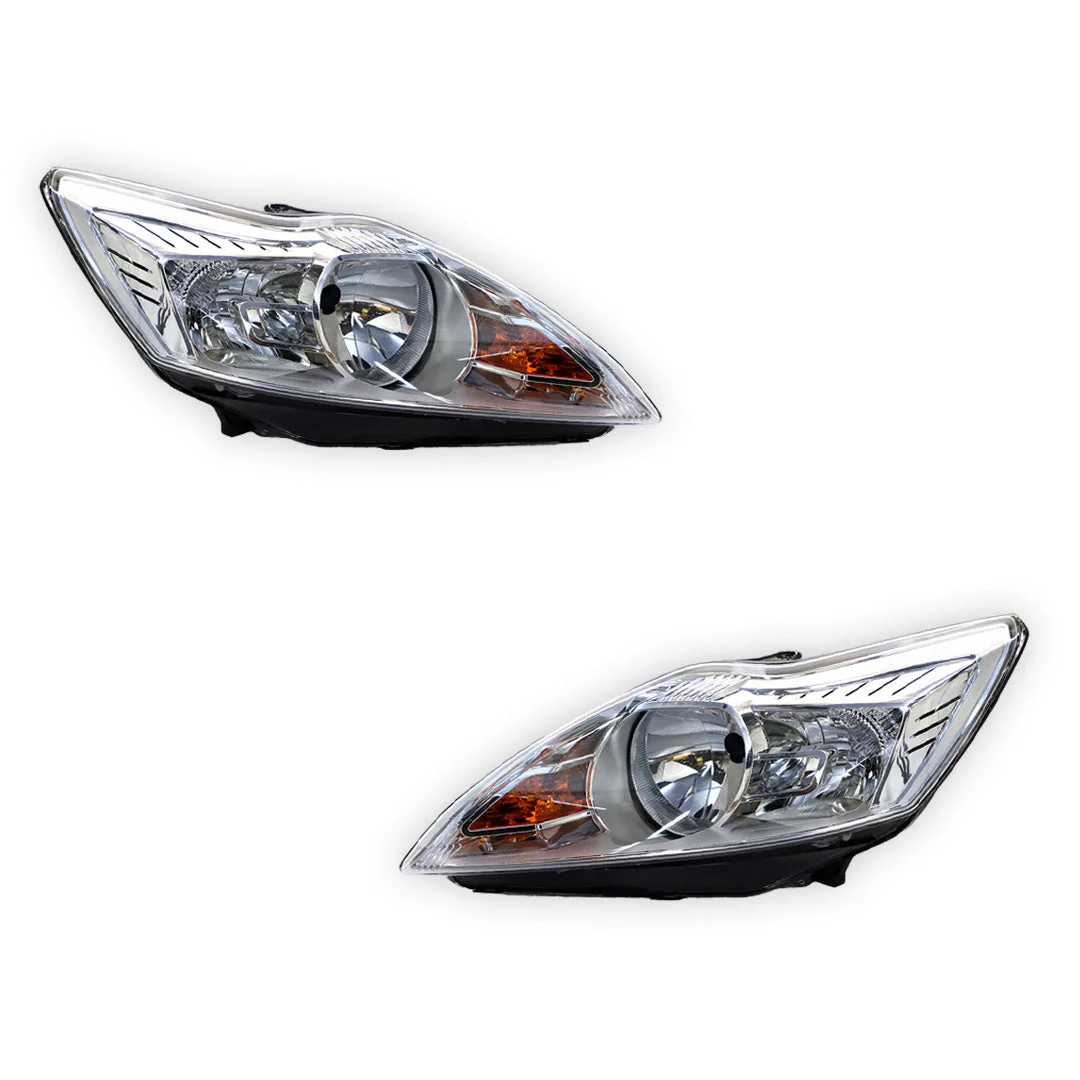 Ford Focus LV (2009 - 2011) OEM Style Headlights LH + RH - Image 2
