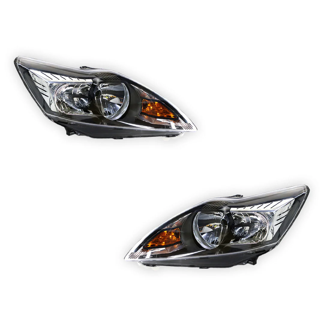 Ford Focus LV (2009 - 2011) OEM Style Headlights LH + RH - Image 2