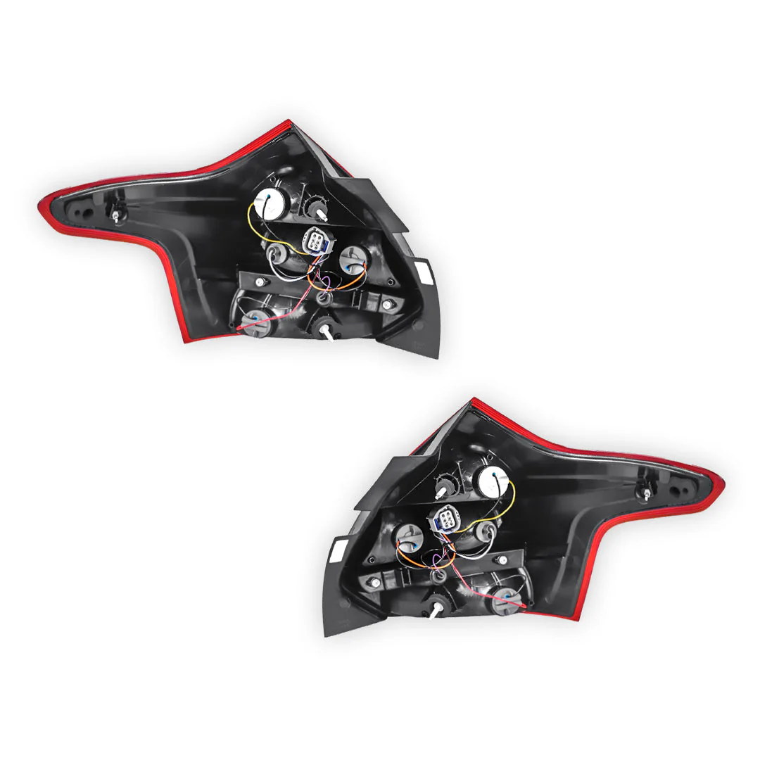 Ford Focus LW (2012 - 2014) OEM Style Tail Lights LH + RH - Image 3