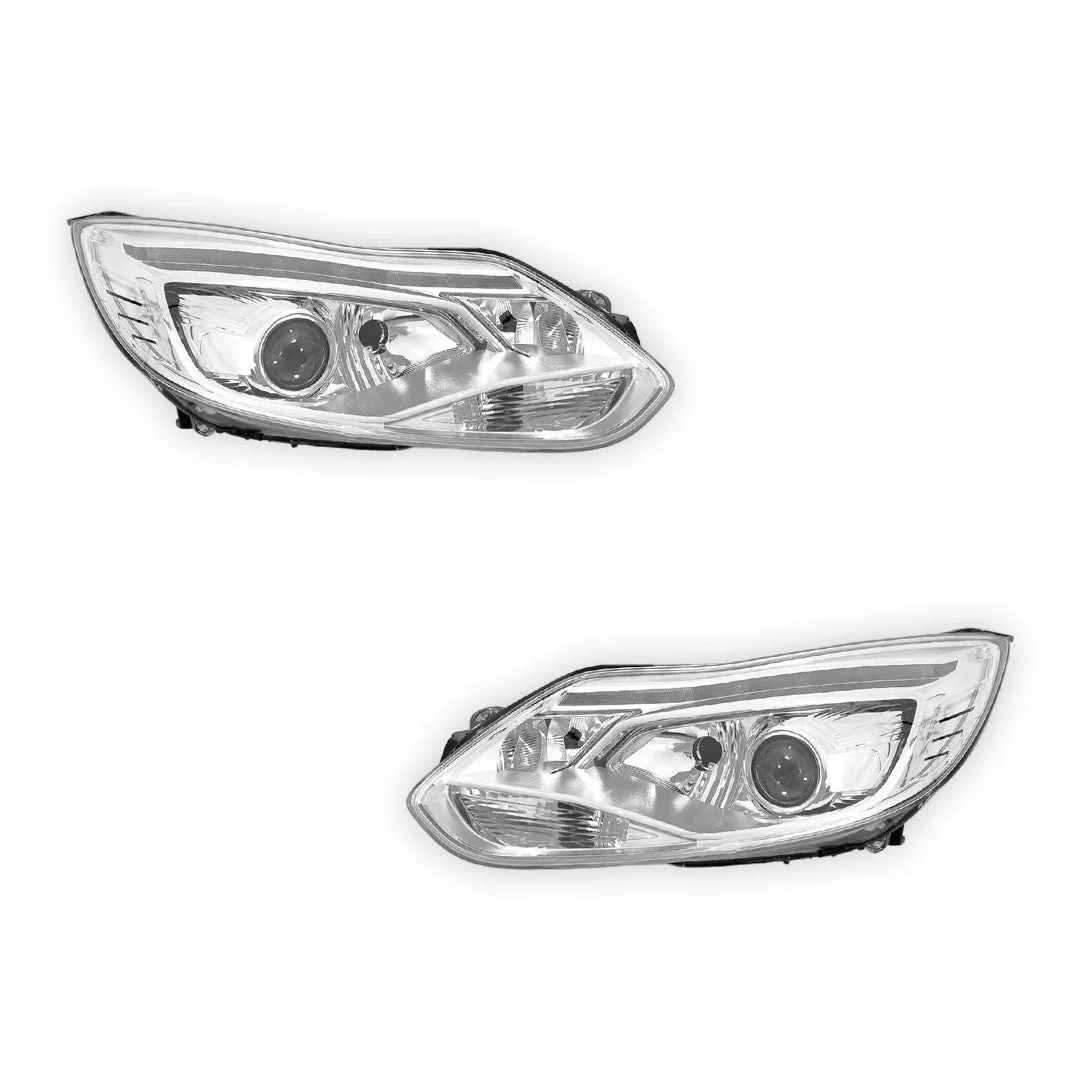 Ford Focus LW (2012 - 2015) Genuine Headlights LH + RH - Image 2