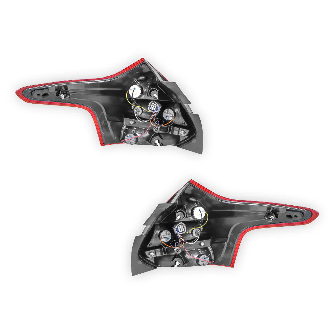 Ford Focus LW (2012 - 2015) OEM Style Tail Lights LH + RH - Image 3