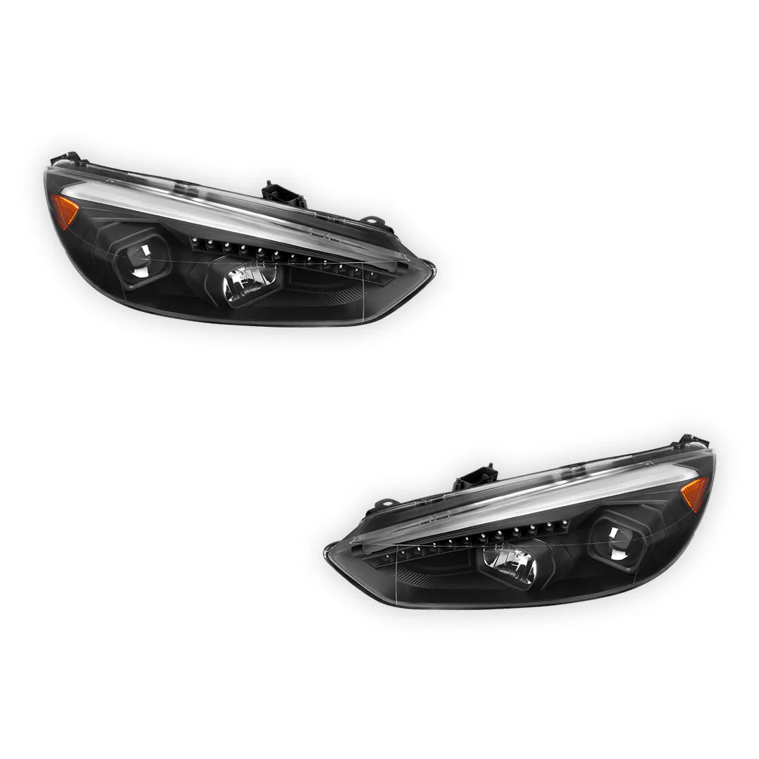 Ford Focus LZ (2015- 2018) 3D LED DRL Projector Headlights LH + RH - Image 6