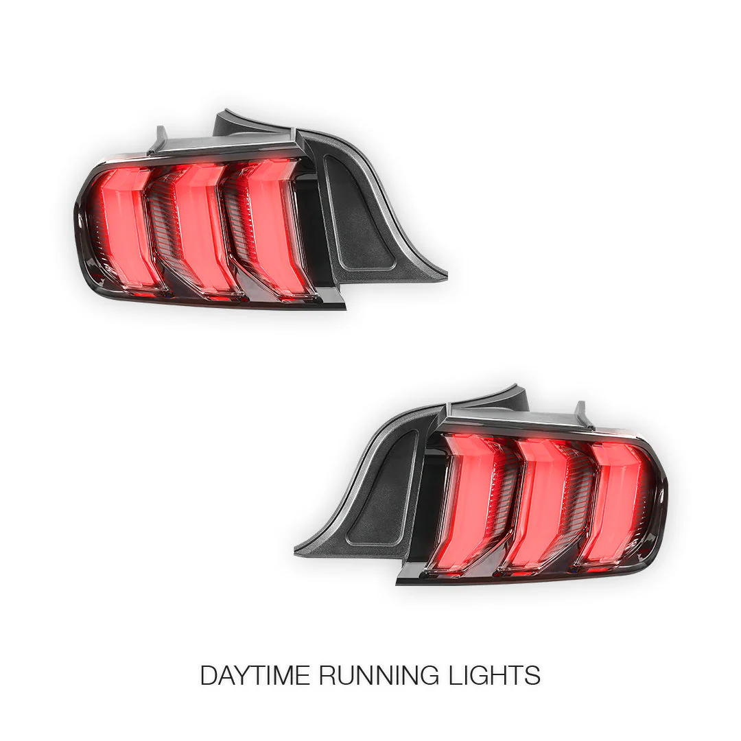 Ford Mustang FM / FN (2015 - 2021) Sequential Clear Full LED Tail Lights LH + RH - Image 2