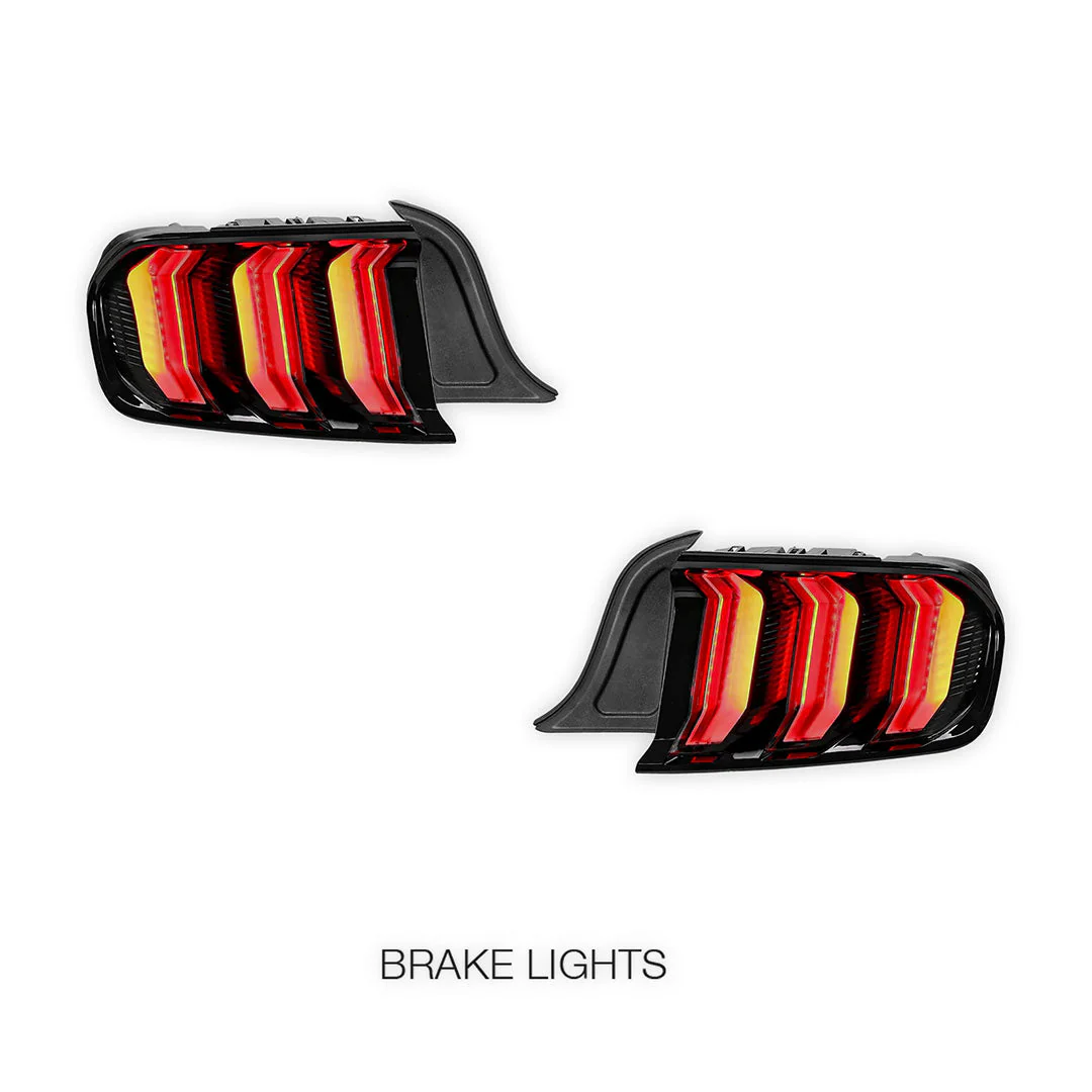 Ford Mustang FM / FN (2015 - 2021) Sequential Red Full LED Tail Lights LH + RH - Image 3