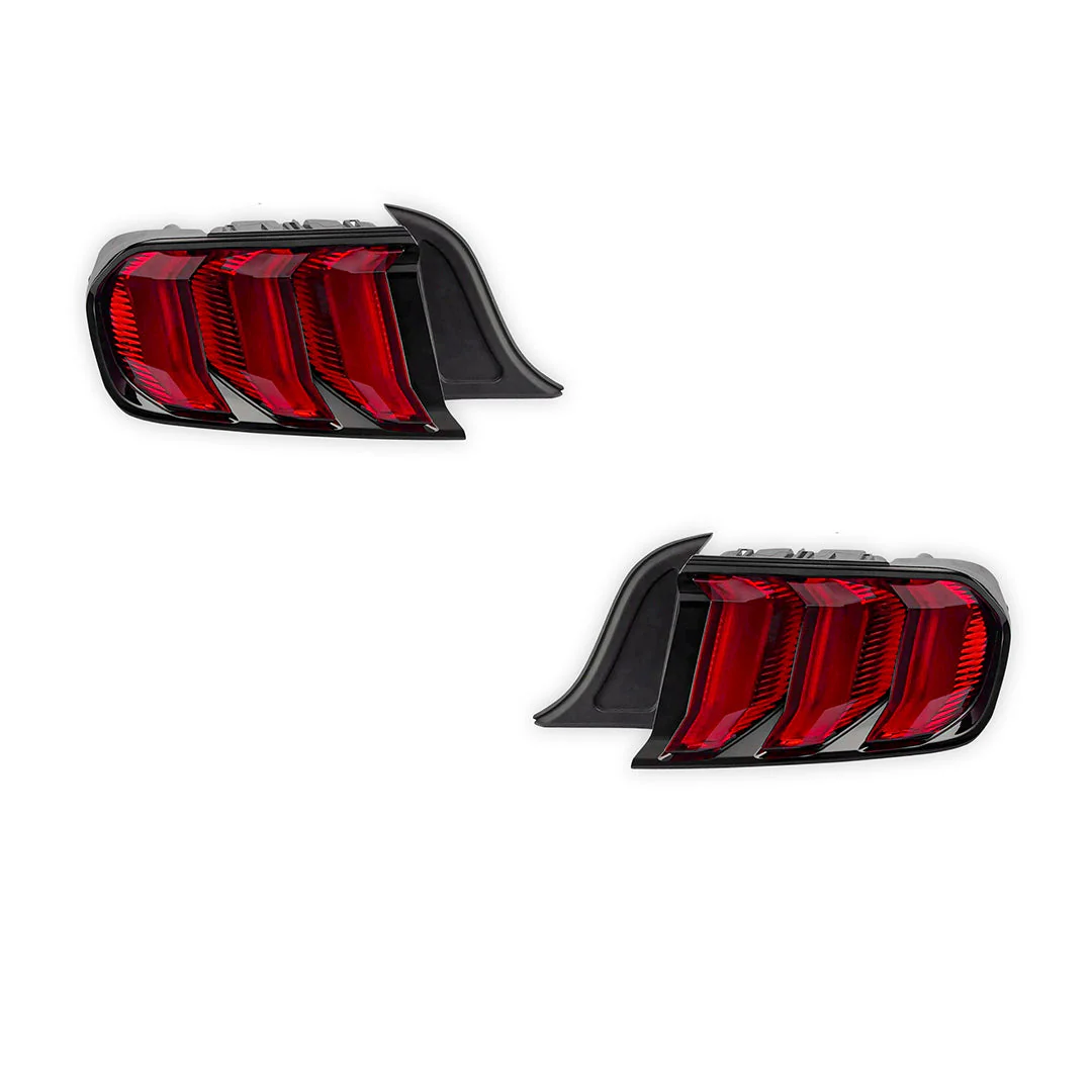 Ford Mustang FM / FN (2015 - 2021) Sequential Red Full LED Tail Lights LH + RH - Image 5