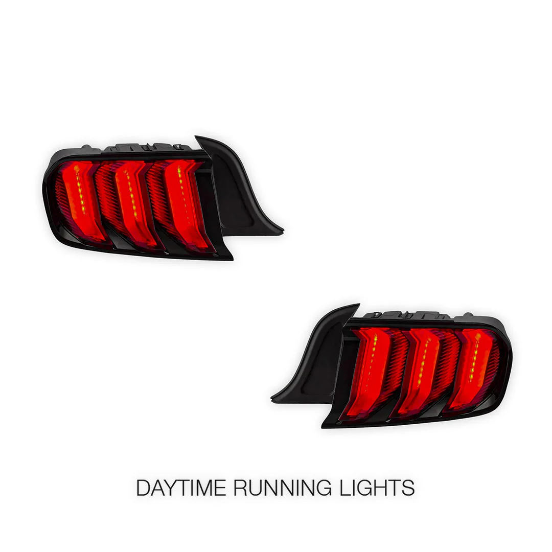 Ford Mustang FM / FN (2015 - 2021) Sequential Smoked Full LED Tail Lights LH + RH - Image 2