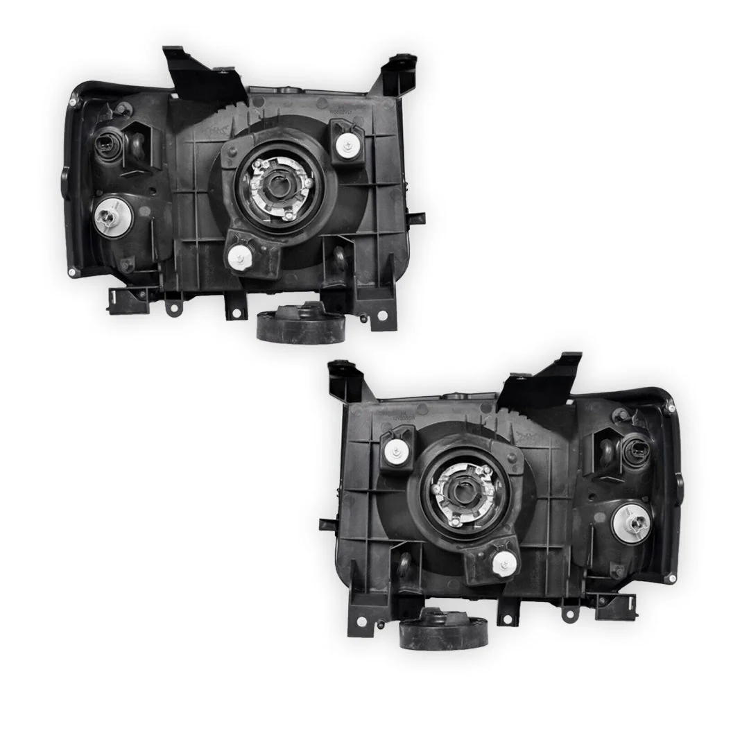 Ford Ranger PJ (2006 - 2009) Chrome Headlights LH + RH - Image 3