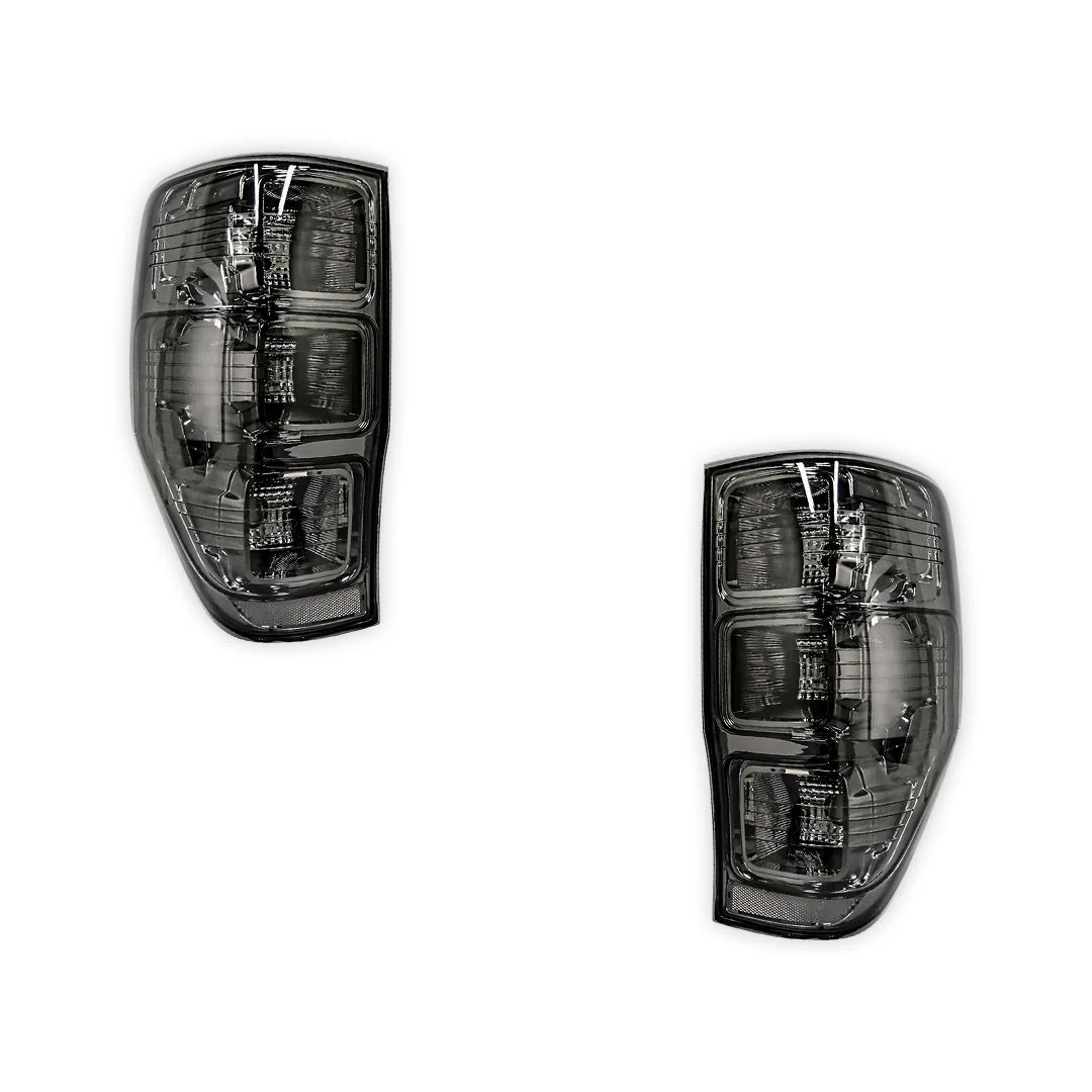 Ford Ranger PX MK1 / MK2 (2011 - 2018) Smoked Black Tail Lights LH + RH - Image 2