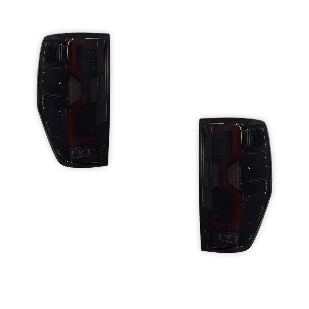 Ford Ranger PX MK1 / MK2 / MK3 (2011 - 2021) Smoked 3D Stripe Bar Full LED Tail Lights LH + RH - Image 6