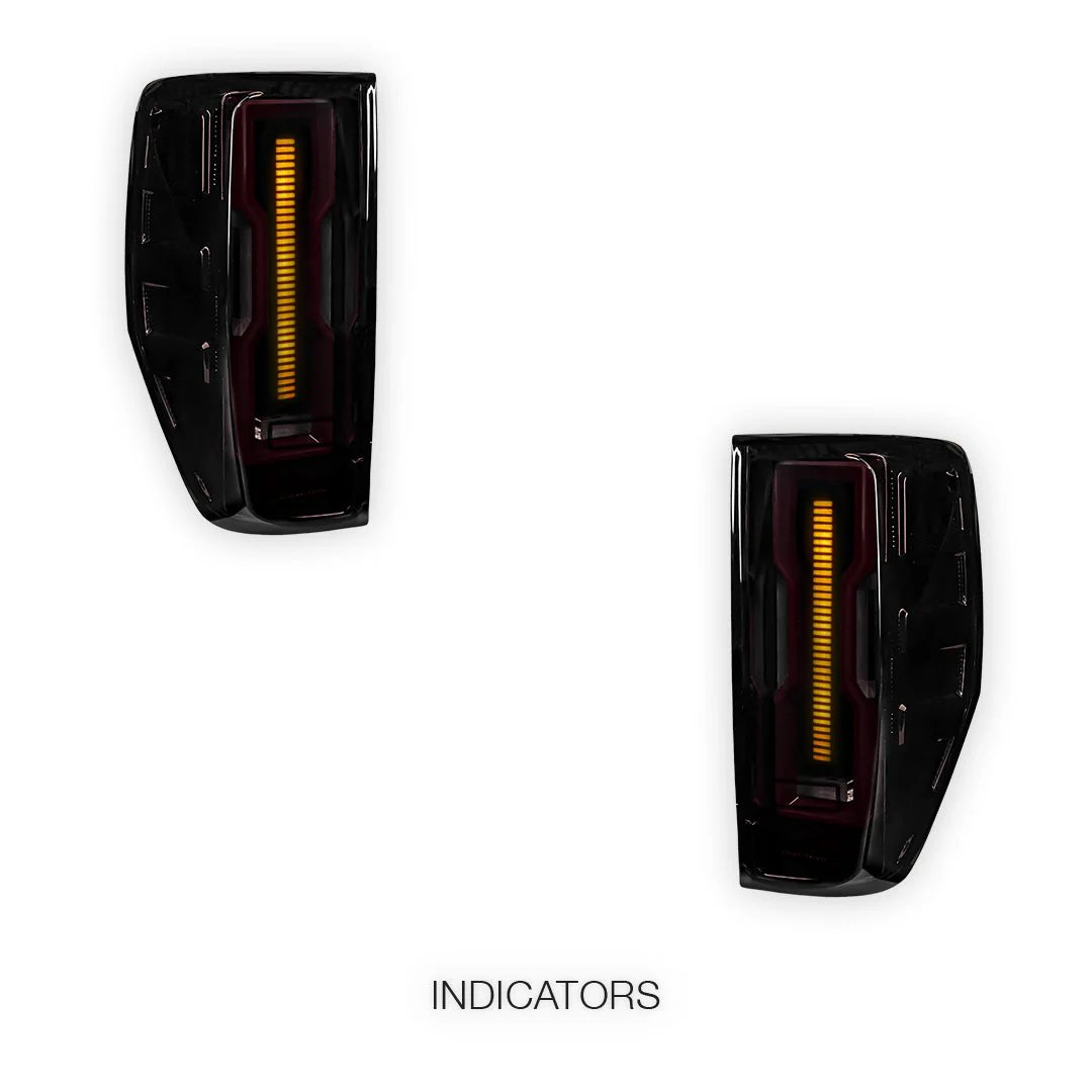 Ford Ranger PX MK1 / MK2 / MK3 (2011 - 2021) Smoked Sequential Full 3D LED Stripe Bar Tail Lights LH + RH - Image 3