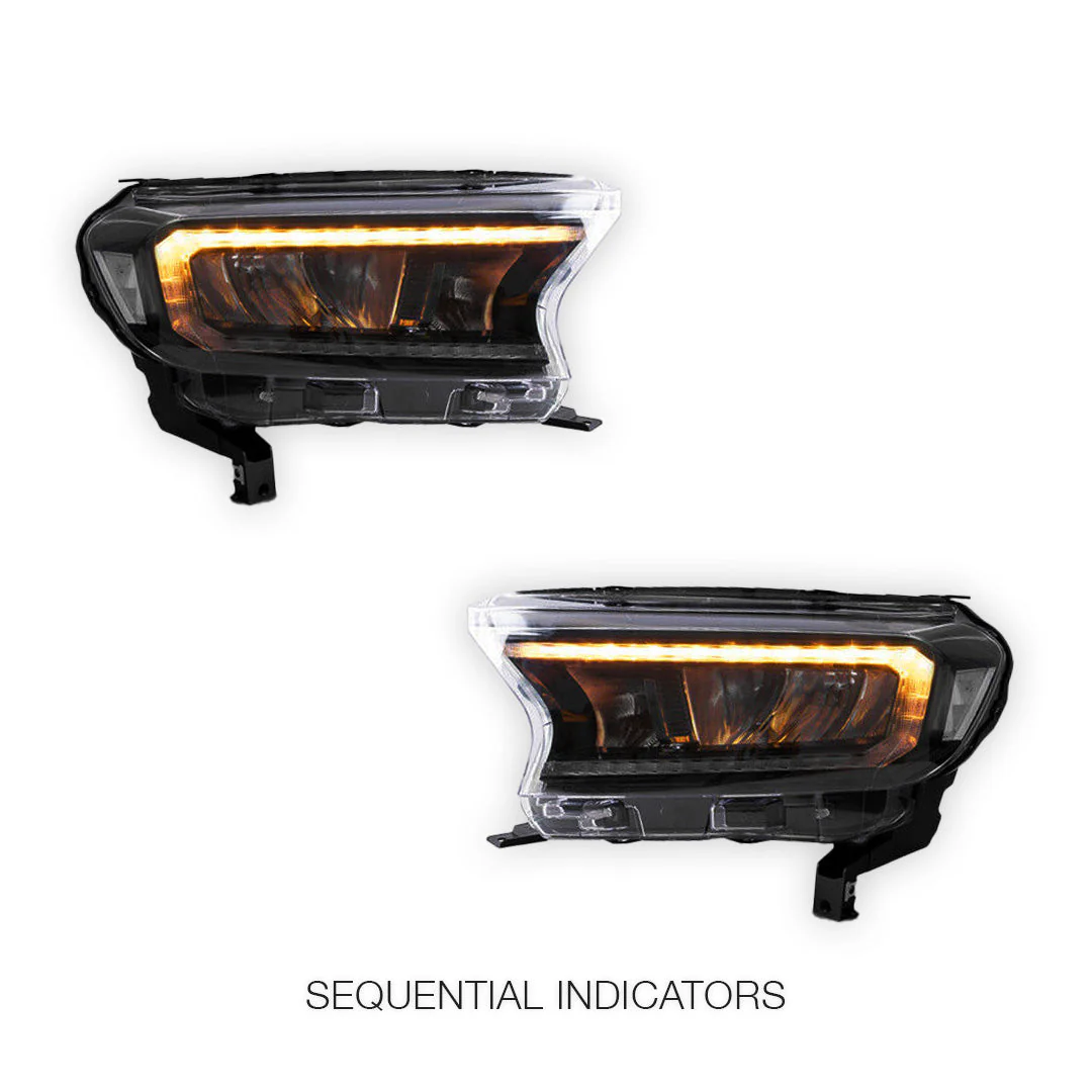 Ford Ranger PX MK2 MK3 (2015 - 2020) Sequential Indicator "FROST" Headlights LH + RH - Image 4