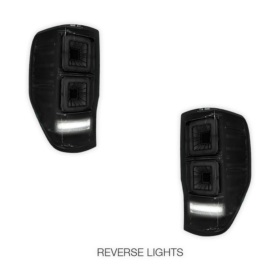 Ford Ranger PX MK1 / MK2 / MK3 (2012 - 2021) Smoked Block-Style LED Tail Lights LH + RH - Image 5