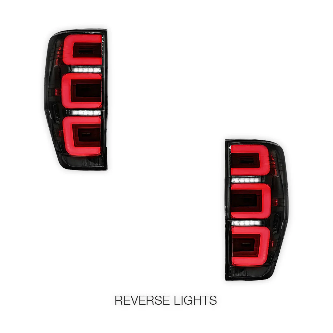Ford Ranger PX MK1 / MK2 / MK3 (2012 - 2021) Smoked Triple-Eye Style LED Tail Lights LH + RH - Image 3
