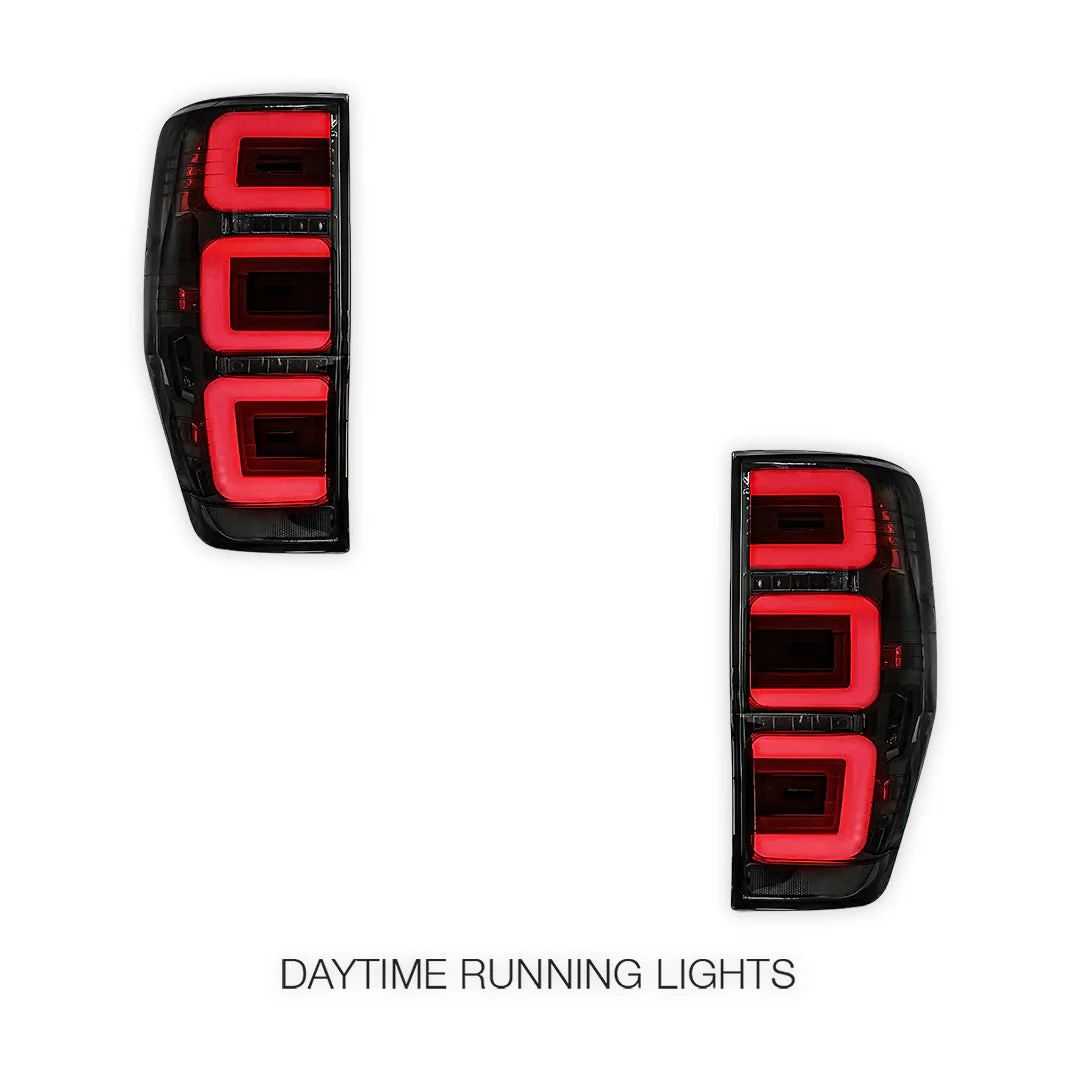Ford Ranger PX MK1 / MK2 / MK3 (2012 - 2021) Smoked Triple-Eye Style LED Tail Lights LH + RH - Image 5