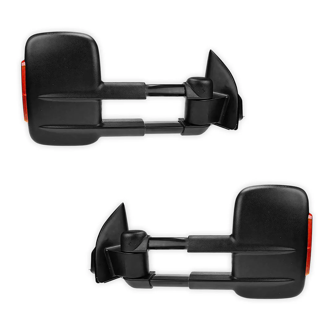 Ford Ranger PX MK1 / MK2 / MK3 (2012 - 2022) Black Extendable Towing Side Mirrors - Image 3