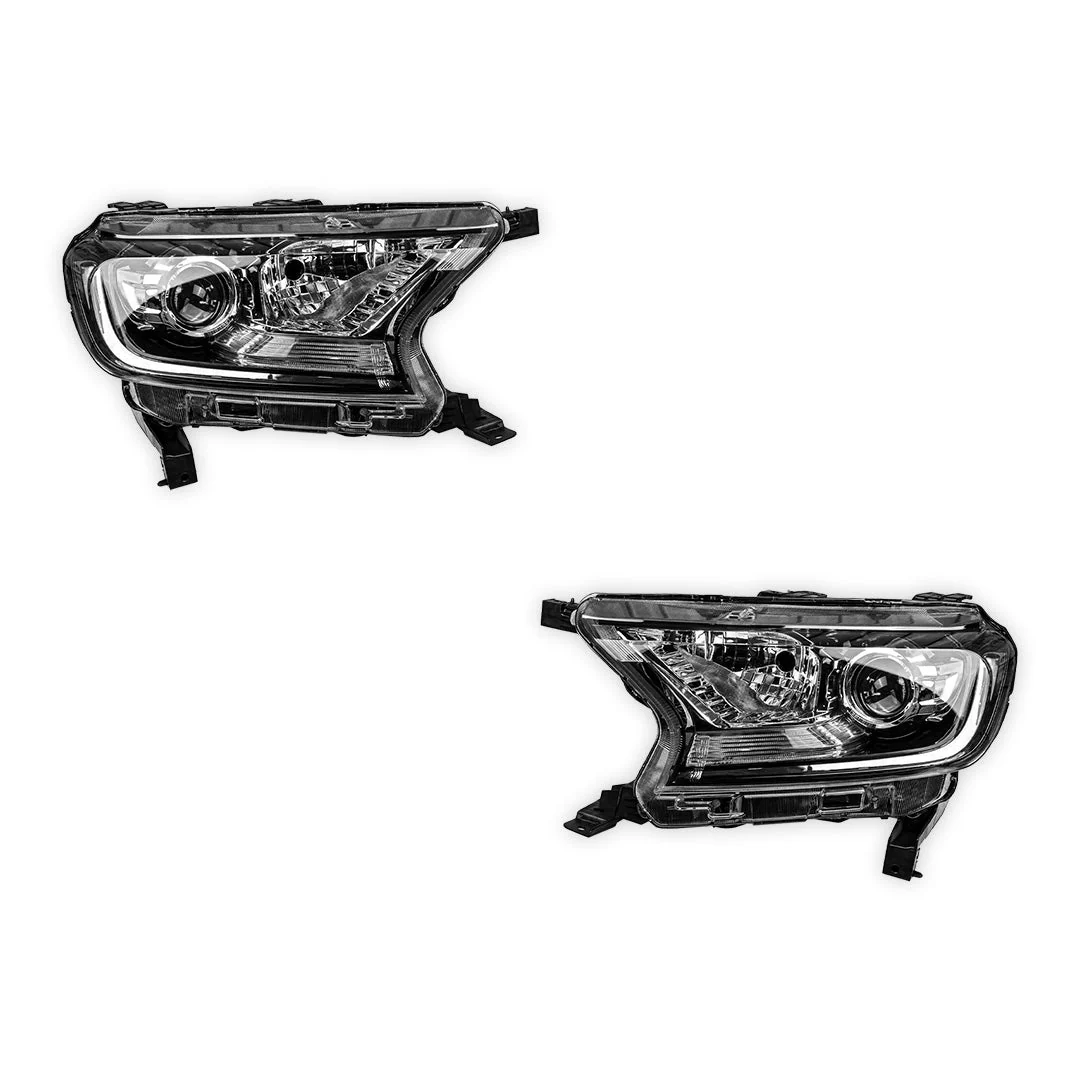 Ford Ranger PX MK2 (2015 - 2018) Projector Headlights LH + RH - Image 2