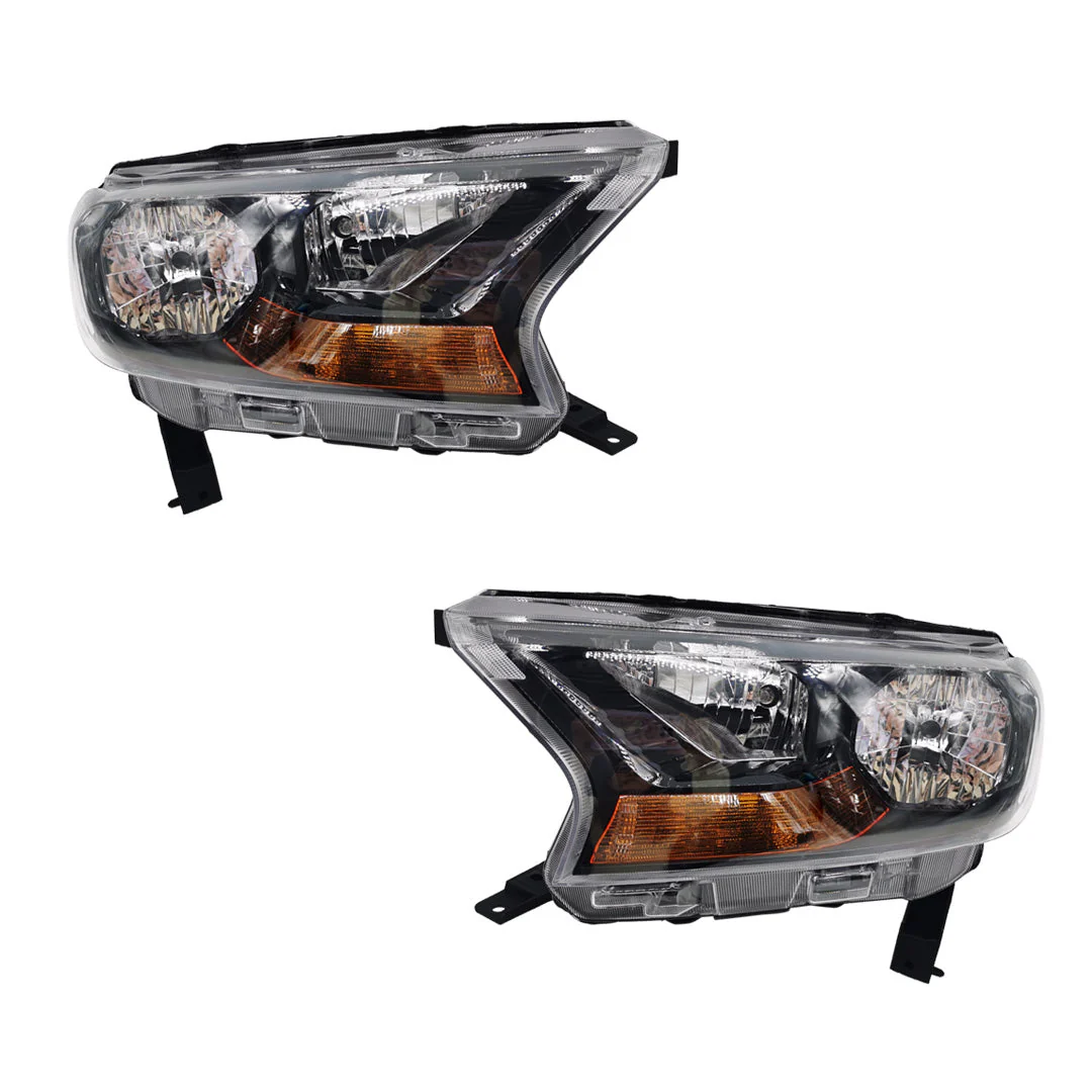 Ford Ranger PX2 (2015 - 2018) Halogen Headlights LH + RH - Image 2