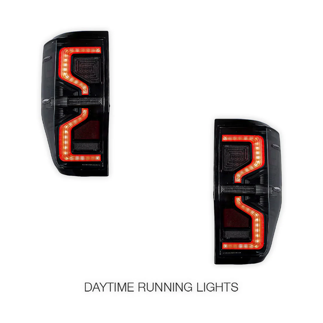 Ford Ranger PX MK1 / MK2 (2012 - 2018) Sequential Smoked Full LED Tail Lights LH + RH - Image 3