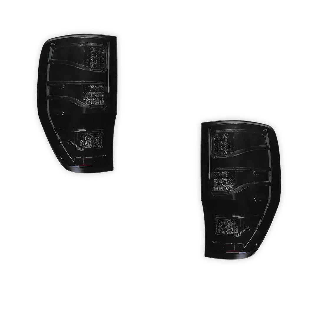 Ford Ranger T6 PX MK1 / MK2 / MK3 (2012 - 2021) Smoked Matrix Style LED Tail Lights LH + RH - Image 6