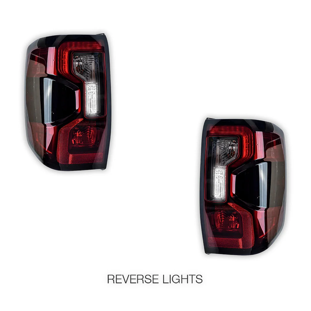 Ford Ranger T9 PY (2022 - 2023) Smoked LED Tail Lights LH + RH - Image 3