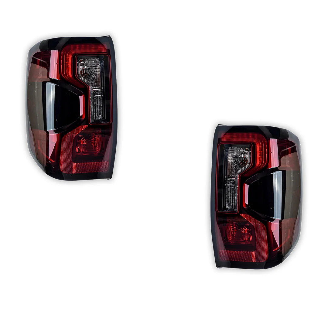 Ford Ranger T9 PY (2022 - 2023) Smoked LED Tail Lights LH + RH - Image 6