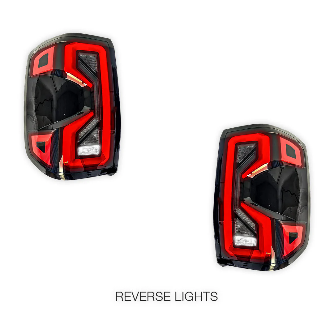 Ford Ranger T9 PY (2022 - 2024) Smoked LED Tail Lights LH + RH - Image 3