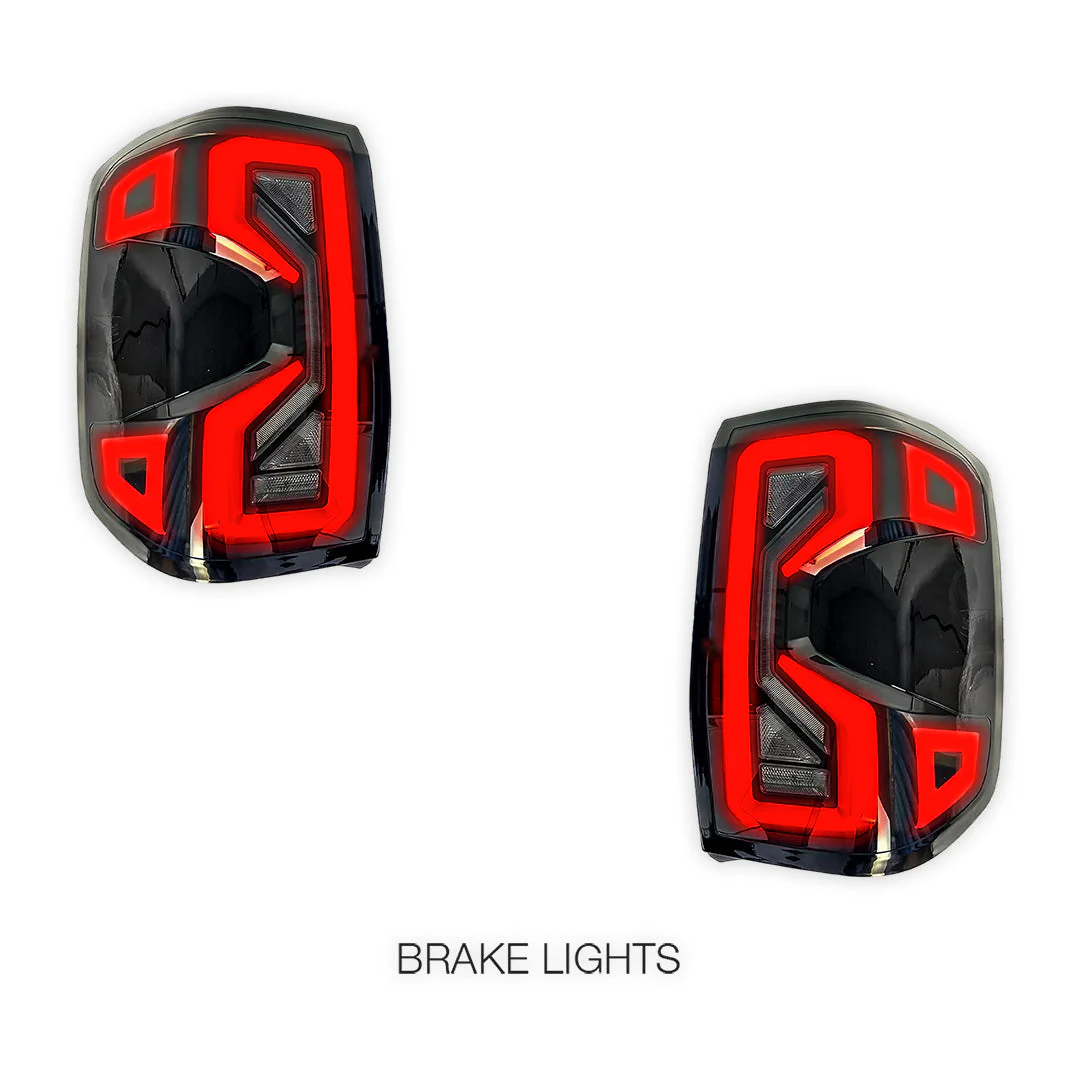 Ford Ranger T9 PY (2022 - 2024) Smoked LED Tail Lights LH + RH - Image 4