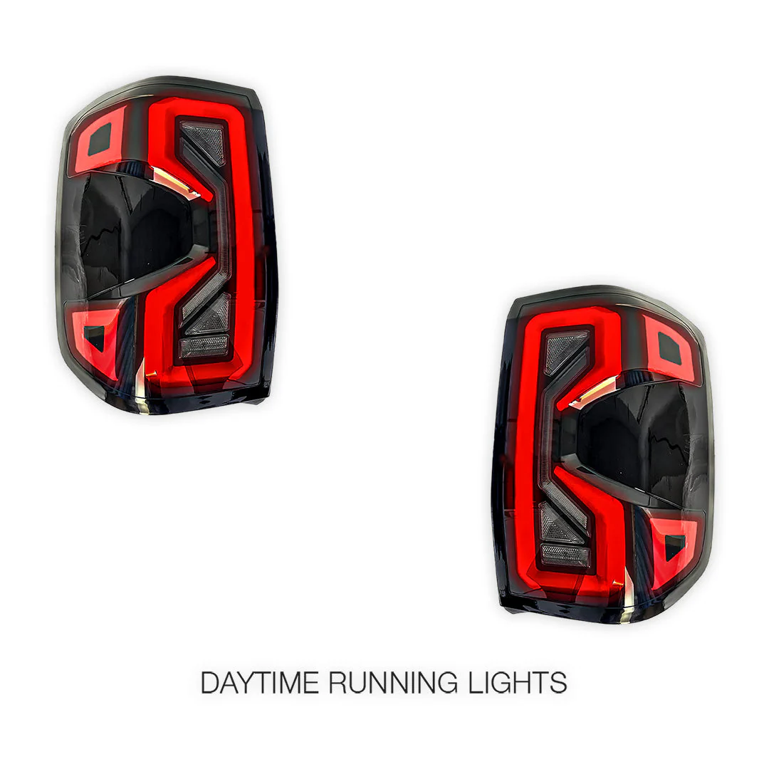 Ford Ranger T9 PY (2022 - 2024) Smoked LED Tail Lights LH + RH - Image 5