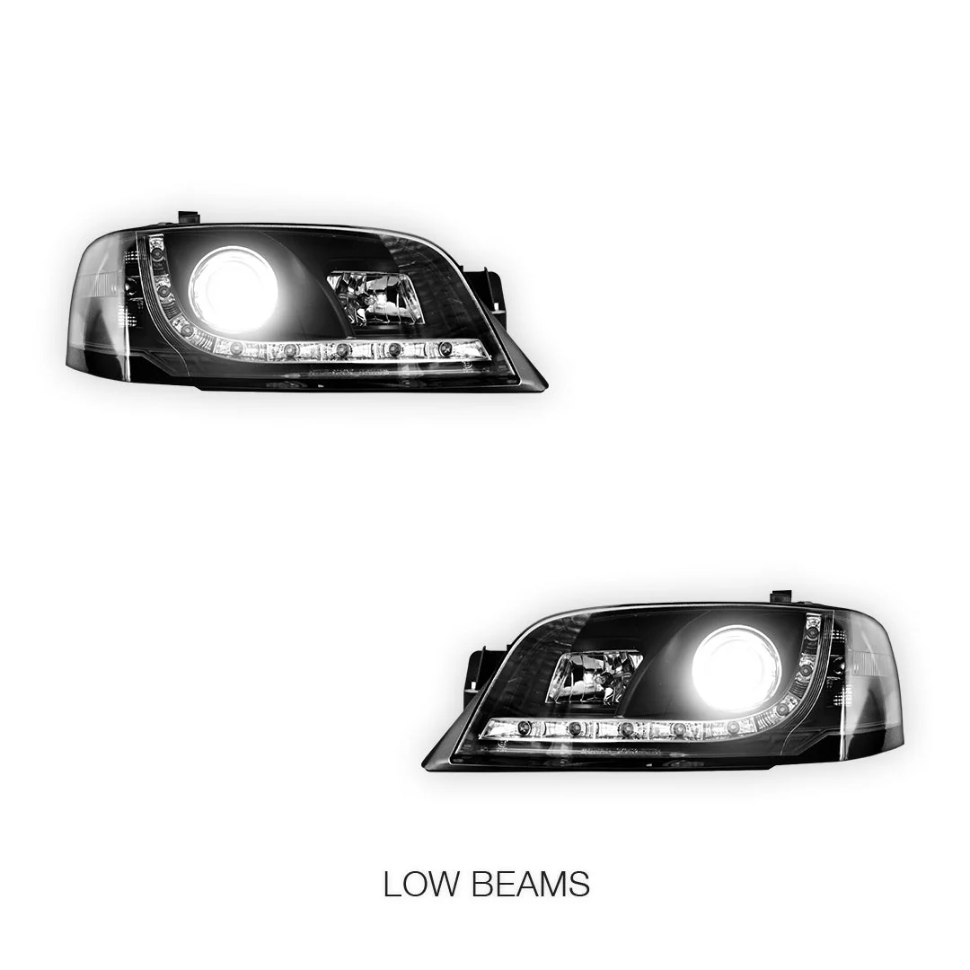 Ford Territory SX / SY (2004 - 2009) LED DRL Style Projector Headlights LH + RH - Image 4