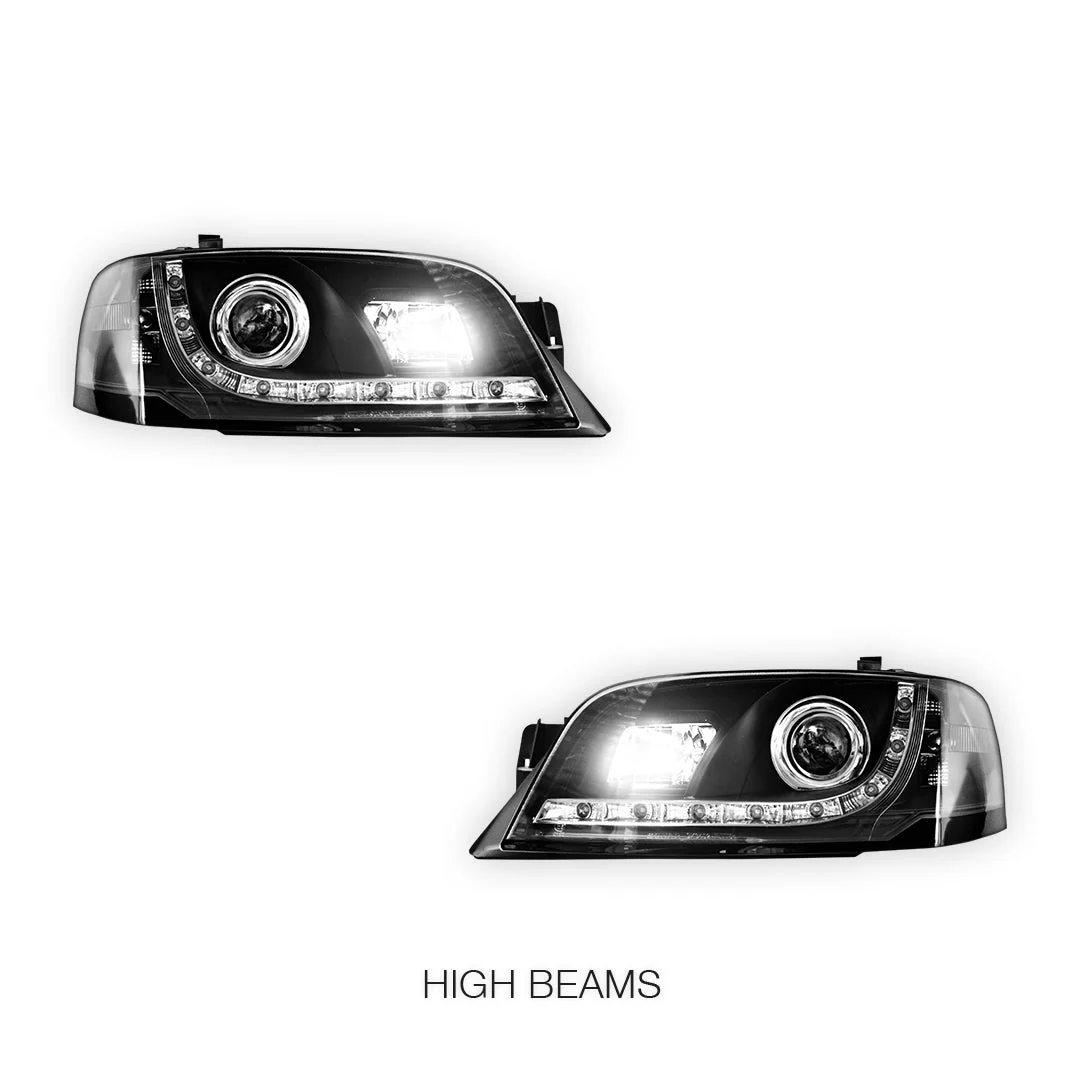 Ford Territory SX / SY (2004 - 2009) LED DRL Style Projector Headlights LH + RH - Image 5
