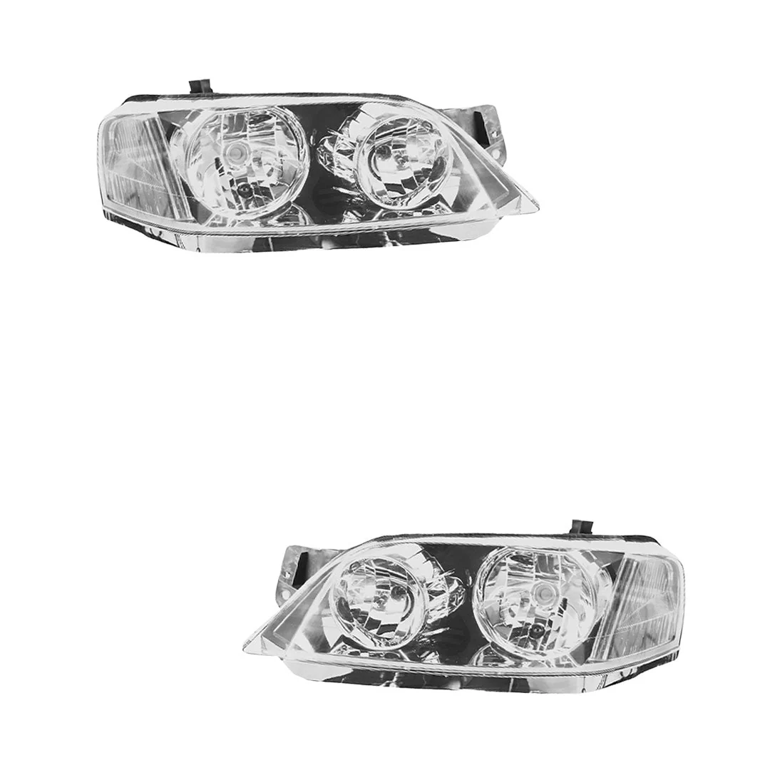 Ford Territory SY (2009- 2011) Black OEM Style Headlights LH + RH - Image 2