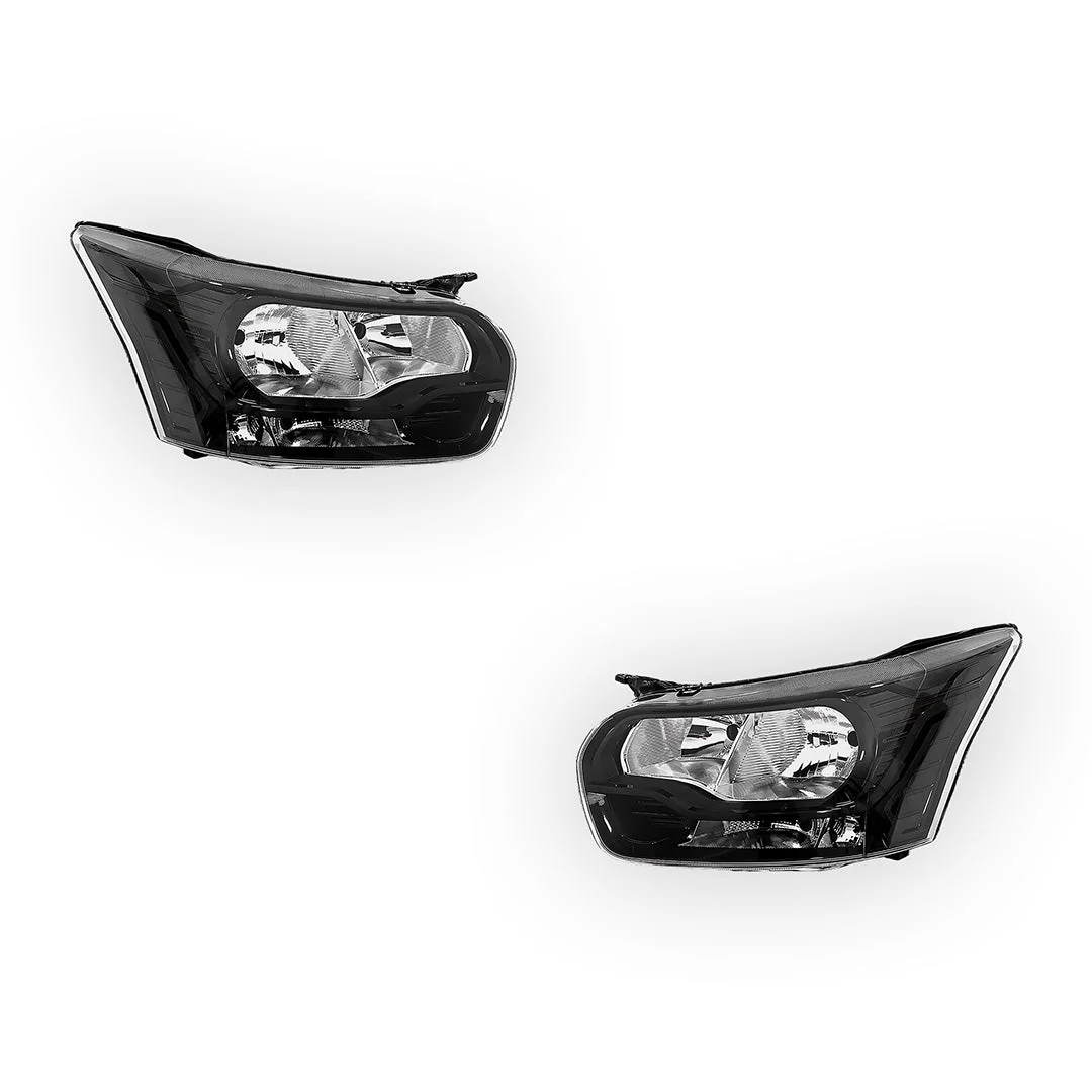 Ford Transit Van VO (2014 - 2024) Black Headlights LH + RH - Image 2