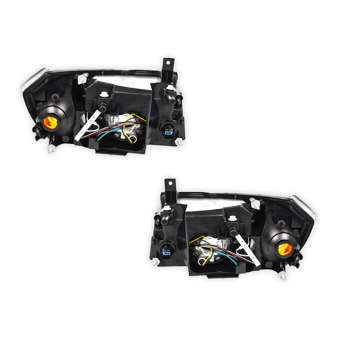 Ford Transit VH / VJ (2002 - 2006) Black Headlights LH + RH - Image 3